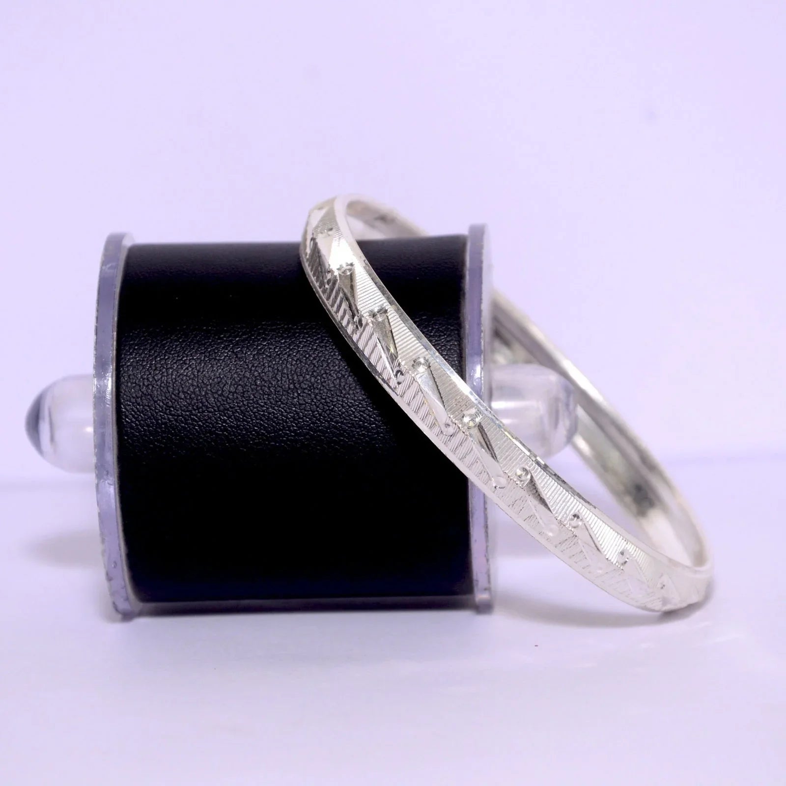 V-Shape Stylish Silver Kada for Men | 925 Sterling Silver Kada – AJ Jewellers
