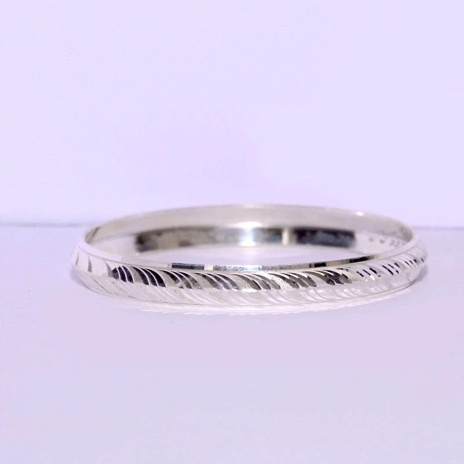 V Shape Punjabi Silver Kada for Men | Pure Silver Men’s Kada – AJ Jewellers