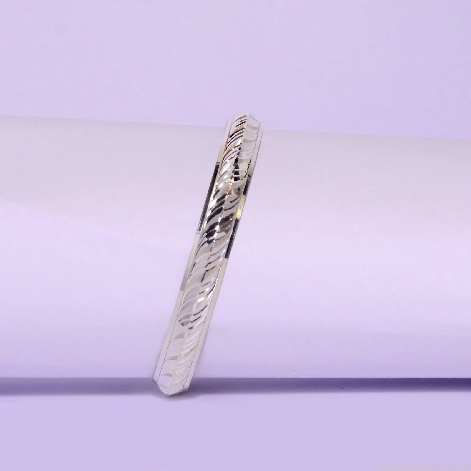V Shape Punjabi Silver Kada for Men | Pure Silver Men’s Kada – AJ Jewellers