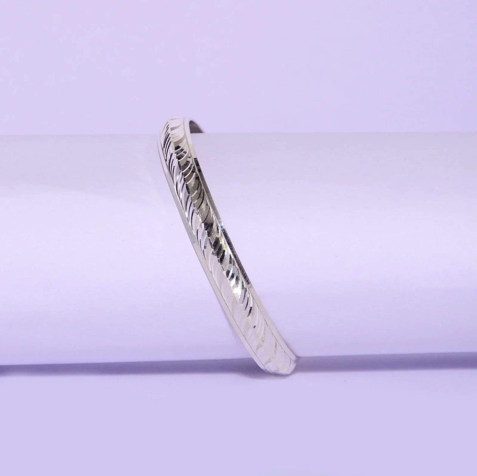 V Shape Punjabi Silver Kada for Men | Pure Silver Men’s Kada – AJ Jewellers