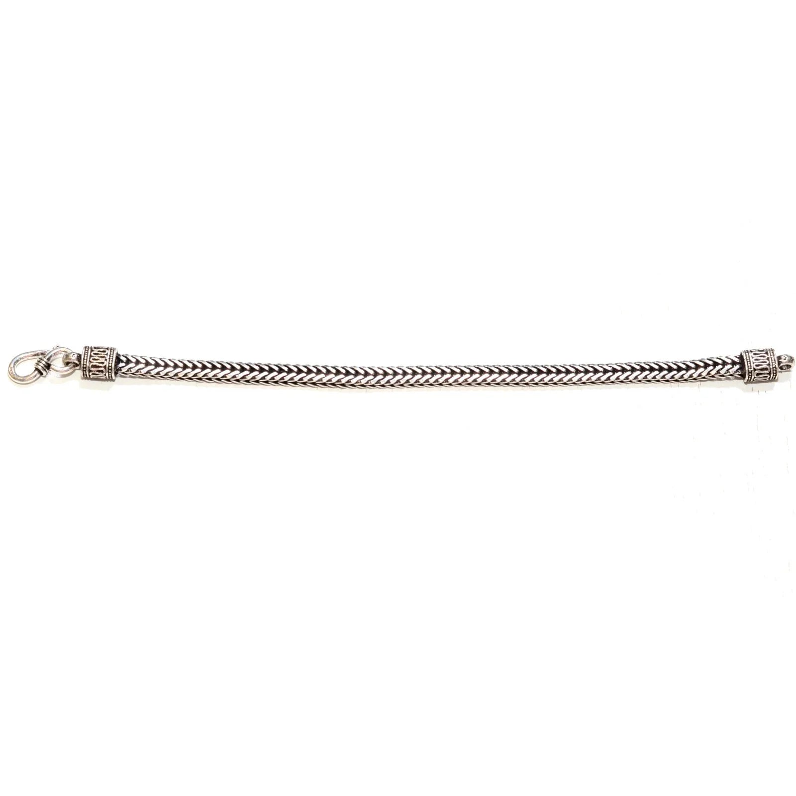 Black Polished Sterling Silver Bracelet for Men – AJ Jewellers