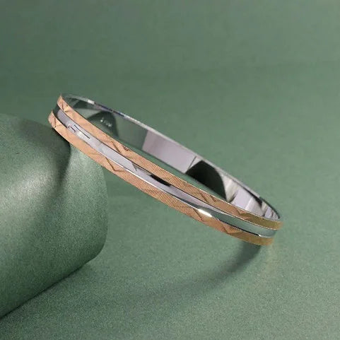 Customised Pure Silver Nikunja Kada for Men 30 gm | AJ Jewellers
