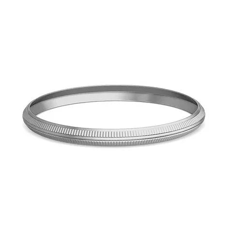 Highway Lining 925 Silver Kada for Men | Pure Sterling Silver Kada | AJ Jewellers
