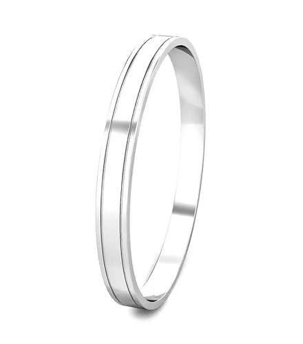 Jace Style Pure Silver Kada for Men 30 gm | AJ Jewellers