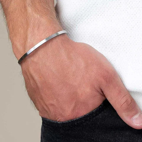 Men’s Silver Cuff Bracelet | 20 gm Pure 925 Silver – AJ Jewellers