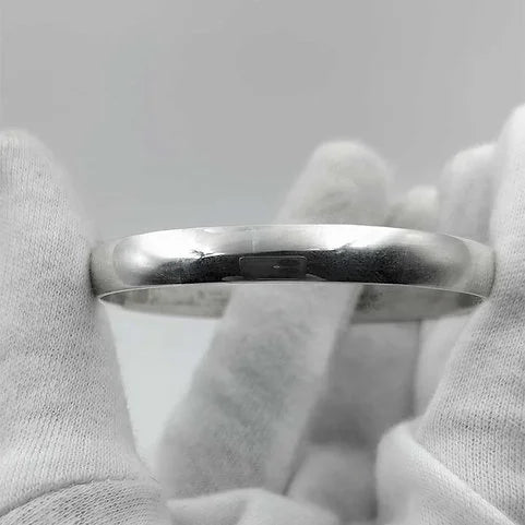 Simple Fancy Round Kada for Men Pure Silver Kada – AJ Jewellers