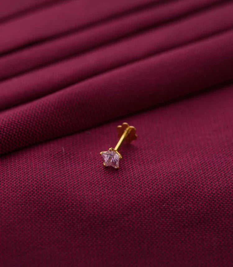 Star Stone Gold Nose Pin for Women | Daily Wear – AJ Jewellers